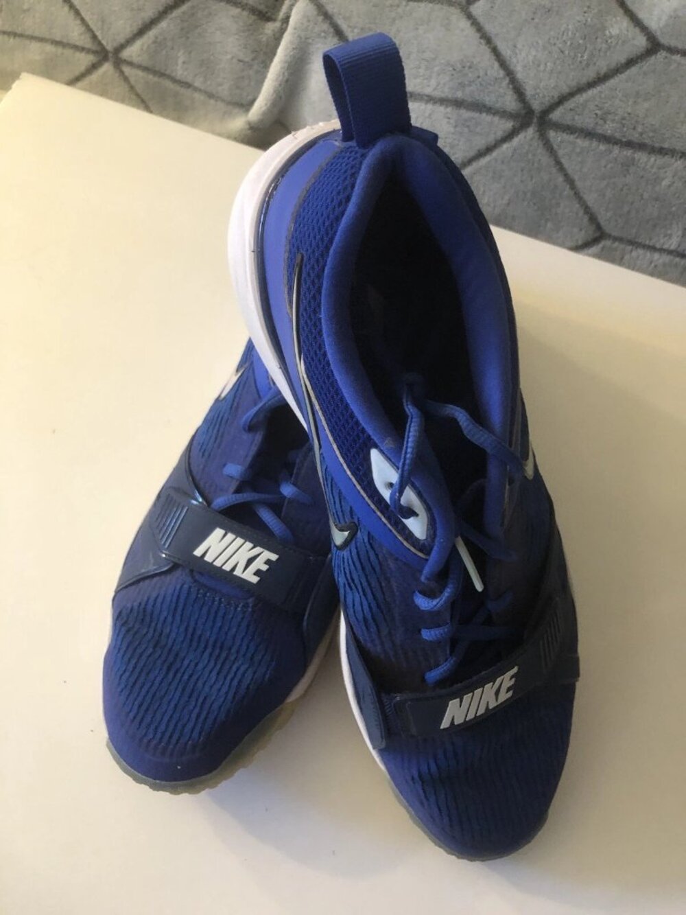 Nike Air Zoom Diamond Elite Turf Mens Blue Baseball Shoes DZ0503-400 Size 14